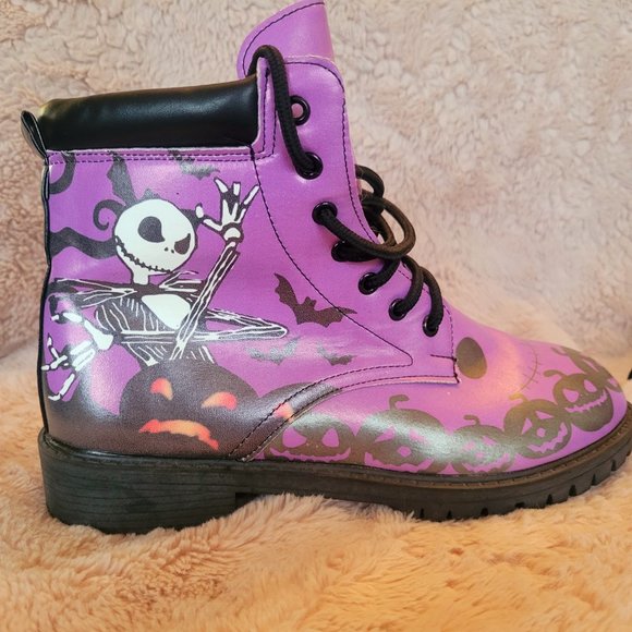 Nightmare Before Christmas Combat Boots - Picture 2 of 7